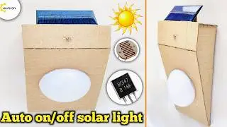 How to Make an Automatic Street Light at Home | DIY Auto On Off Solar Light | LDR Sensor Project
