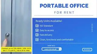 PORTABLE ON-SITE OFFICE CONTAINER