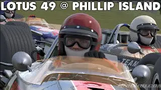 First Race of the Season iRacing Lotus 49 at Phillip Island