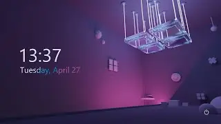New Windows OS sign-in screen - motion design concept (4K)