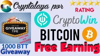 How to earn free bitcoin? cryptowin review | Free BTC
