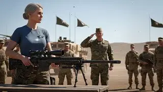 The General Walked Past Her .50 Cal — Then Froze Seeing the Legendary Sniper Pin