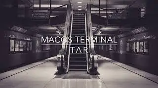 macOS Terminal - tar