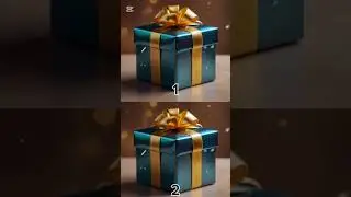 Choose Your Gift   1 or 2 🙃🚘 #shorts #challenge #gift #giftbox #chooseyourgift