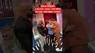 DAVA D&Uuml;ŞD&Uuml;! &Ccedil;AGAEV CANLI YAYINDA ELCANI AZ QALSIN D&Ouml;YƏCƏKDİ! | #shorts