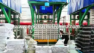 New Customer's ICF Block Factory Officially Started Production, EPS Foam Shape Molding Machine