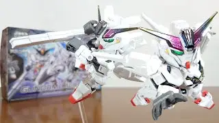 (虹色の輝きを特殊シールで再現！フレーム頭身＆可動をチェンジできる！)SDガンダム クロスシルエット ガンダムキャリバーン　レビュー