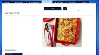 Intelligent Food advisor -IFA- Demo