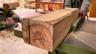 Amazing Ingenious Techniques Woodworking Workers || Rustic Large Woodturning Curved Wooden Furniture