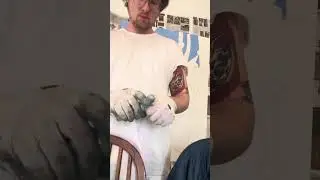 Oil painting King Bugs Bunny 