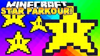 Minecraft - STAR PARKOUR! (9 Different Courses!) - w/ THE PACK!