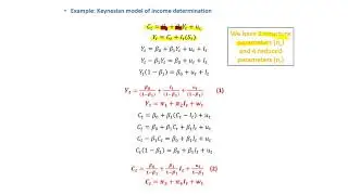 Simultaneous equation models (2) level: 3 econometrics Major: statistics Dr. Sara Osama 25/3