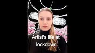Жизнь художницы на карантине  / The artist's life in quarantine (3)  #КатеринаРепа