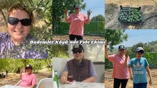 BADEMLER K&Ouml;Y&Uuml;&rsquo;NDE FİDE EKİMİ