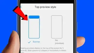 VIVO Notification Top Preview Style Settings Banner Notification in VIVO mobile