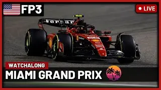 F1 Live - Miami GP Free Practice 3 Watchalong | Live timing + Commentary