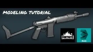 3D Modeling Tutorial - Stylized Weapon(Fortnite) in 3ds Max | Part 3