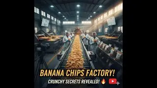 Inside a Banana Chips Factory: How Crunchy Chips Are Really Made! 🍌🔥