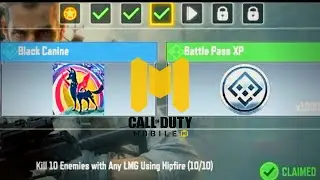 Kill 10 Enemies with Any LMG Using Hipfire | call of duty mobile task