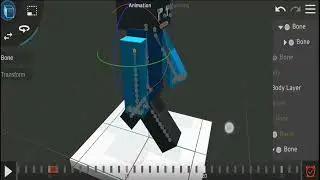 how to rig minecraft walking cyle in Prisma 3d : tutorial #rigging #minecraft