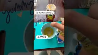 Mooyam Protein Saladw/ fresh Honey Sunkist Dressing 😍🤤🍋🍊🍯