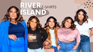RIVER ISLAND PLUS SIZE TRY ON HAUL 2021 | HOW TO STYLE T-SHIRTS