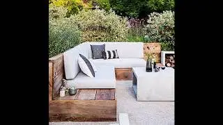 Elegant rustic patio furniture design