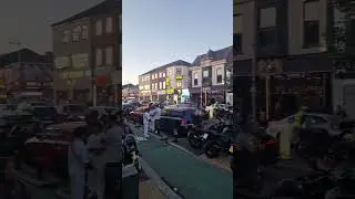 Pakistan Azadi Ride 2025 - Azadi Day Manchester, Rusholme #pakistanibiker #motovlo #bikelife