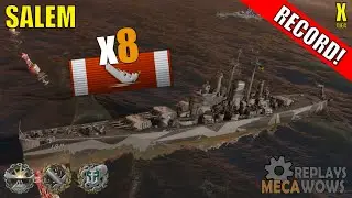 Salem 8 Kills & 275k Damage | World of Warships Gameplay
