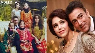 Pakistani Super Star Shaan Shahid with his Wife and Daughters-Adeez TV HD-