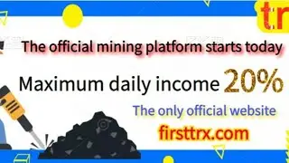 Today New Platform Opens | Best TRX Mining |Daily income 20%|