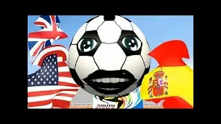 World Cup 2010 - Wavin' Flags & Singing Soccerballs - Animated Clip