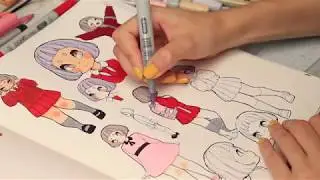 Character Design - Maestro Gato (comic)  with Copic Markers