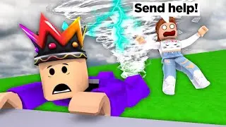 Roblox Natural Disaster Survival BUT... I Saved My Self (funny moments)