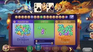 50000 live win profit dragon tiger trick #dragontiger #rummygames #rummy
