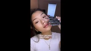 Свотчи карандаша для губ NYX NUDE! 😍