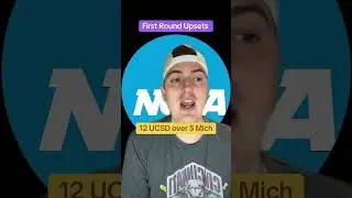 Upset Picks for the First Round of the 2025 NCAA Tournament! #Sports #MarchMadness #NCAA #CBB