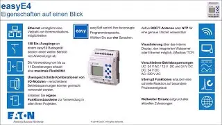 easyE4: Produkteigenschaften und Anwendungsbeispiele
