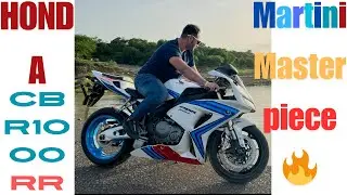 Epic Honda CBR1000 RR HRC Martini Design Restoration, Carbon Fiber Masterpiece | Kanshil Custom Moto