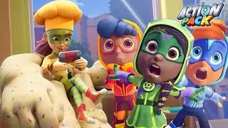 Stand Back! | Action Pack | Cartoon Adventures for Kids
