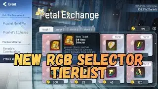 [Epic Seven INDO] TIERLIST  HERO RGB SELECTOR EVENT PETAL EXCHANGE