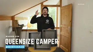 Queensize Camper Waschbecken und Wasserhähne