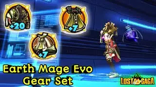 Review Rare Gear Earth Mage Evo Set Lost Saga