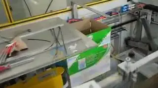 vertical type carton box erector