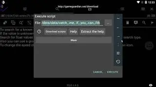 75.0: Explore /data/data in the path selector - GameGuardian