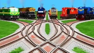 Track Changing in Indian Railways At Indian Train Railways  Videos 💰 Diamond Railroad Crossing Track