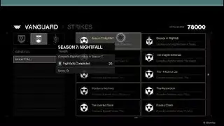 Destiny 2 Season 7 Nightfall Triumph 20190907