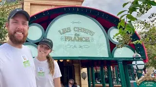 Eating at Chefs de France Restaurant at EPCOT | Eat to the Beat Dining Package Experience
