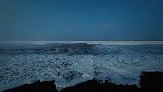 Soothing Ocean Nightscape | Experience Undisturbed Sleep with Gentle Sea Waves