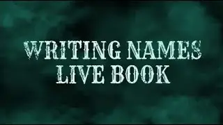 #8 Writing Names In LOL Book #live